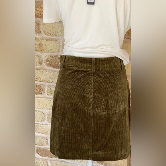 Samsoe Samsoe Moonstone Stretch Organic Cotton Corduroy Skirt NWT - Picture 3 of 8